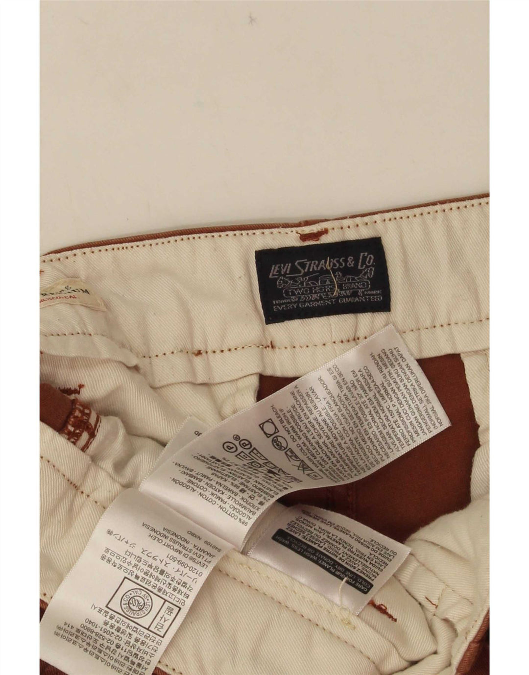 Levi's Chino Shorts til mænd W29 Medium Brun Bomuld