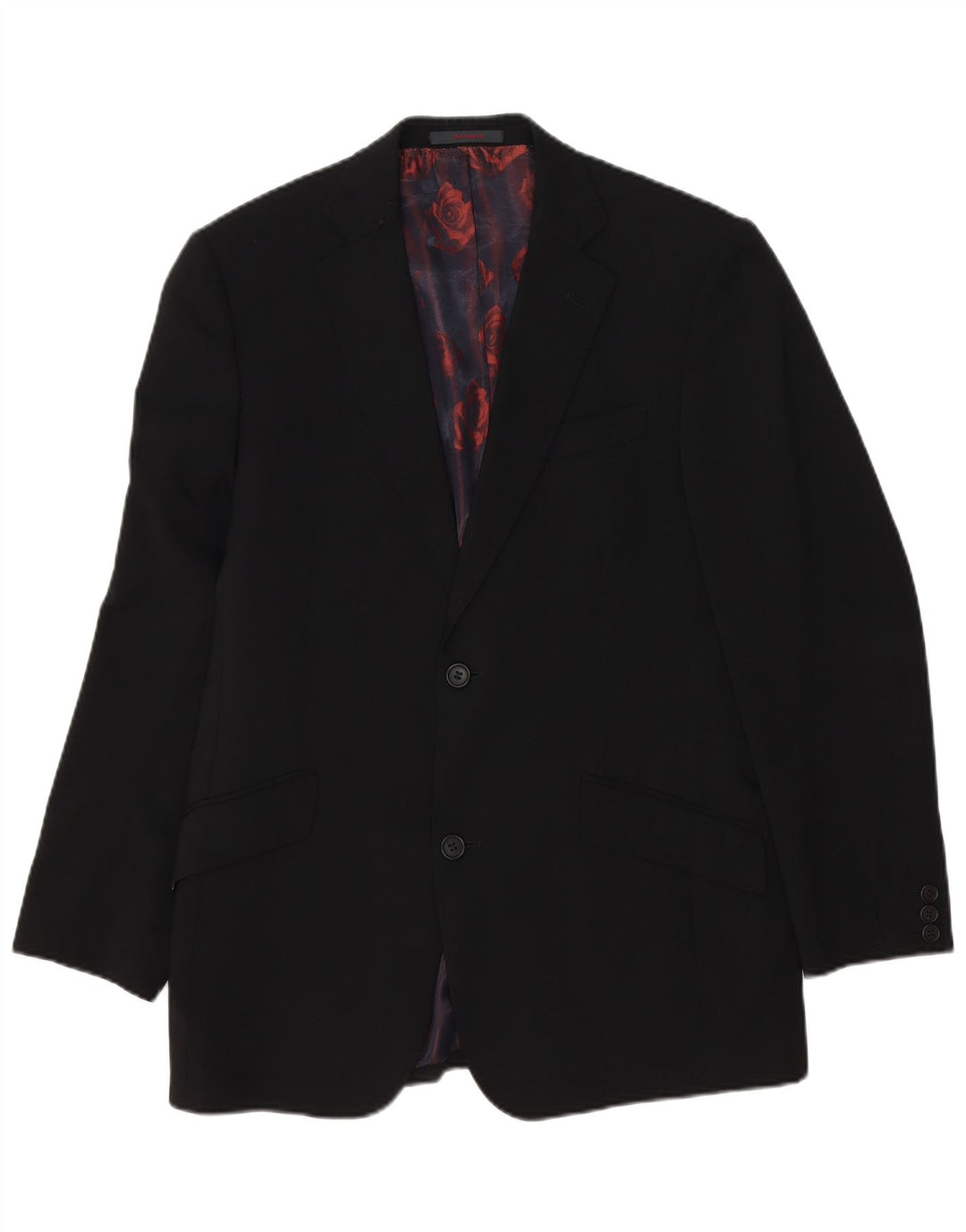 TED BAKER Mens 2 Button Blazer Jacket UK 38 Medium Black