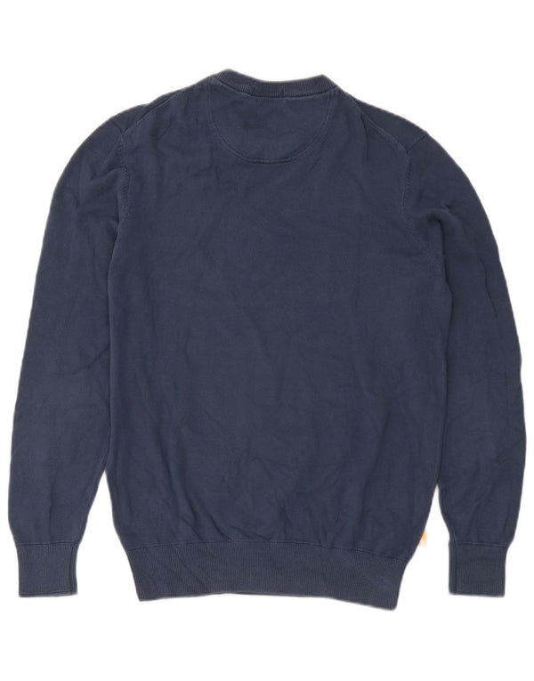 Timberland Herre sweater med rund hals, lille marineblå bomuld