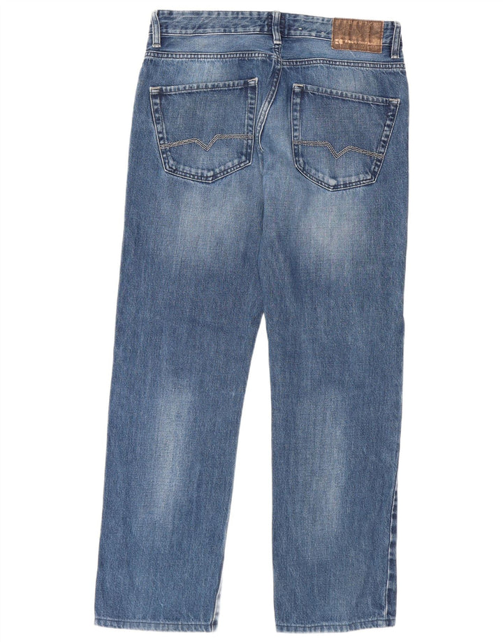 Hugo Boss lige jeans til kvinder W33 L32 blå bomuld