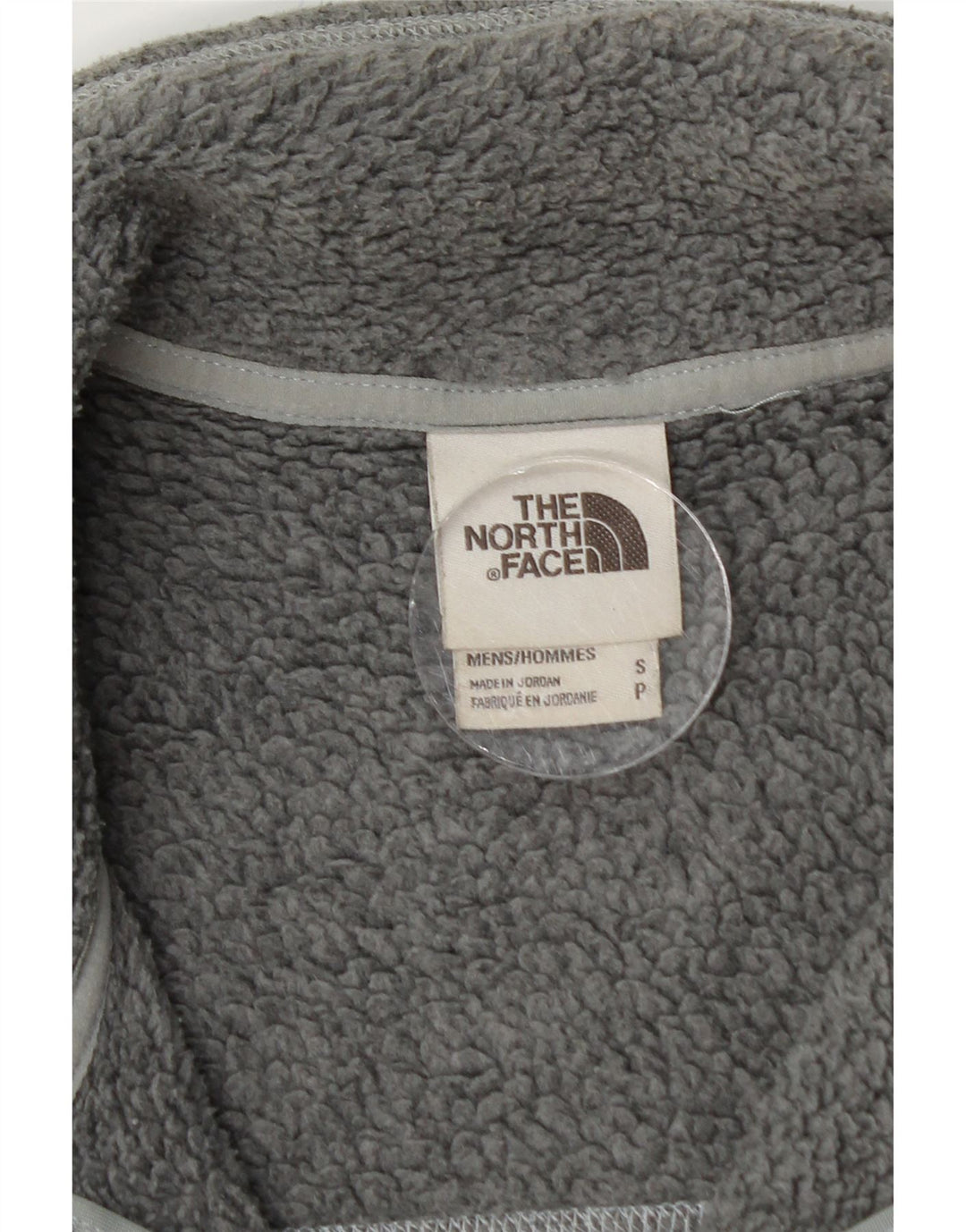 THE NORTH FACE Træningsdragt til mænd, topjakke, lille grå flækket polyester