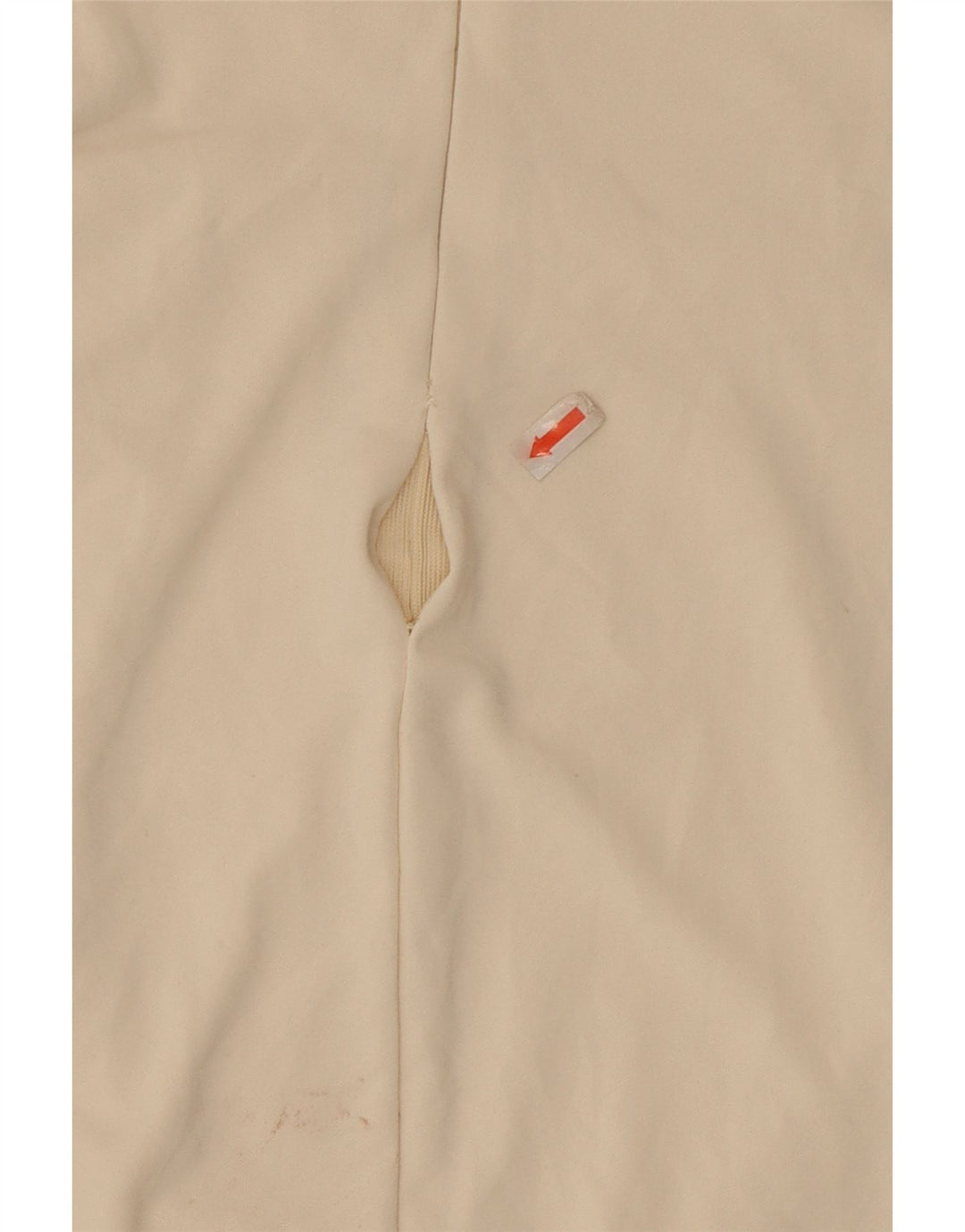 Zara Kvinders Ærmeløs Skede Kjole UK 12 Medium Off White Polyester