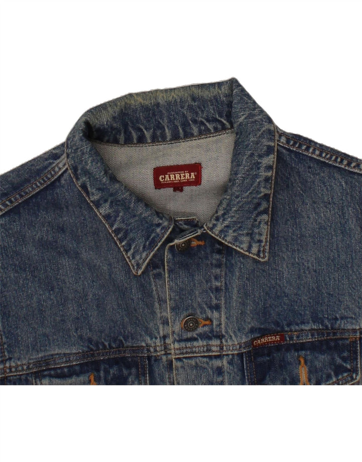 CARRERA Womens Denim Jacket UK 14 Medium Blue Cotton Vintage Carrera and Second-Hand Carrera from Messina Hembry 