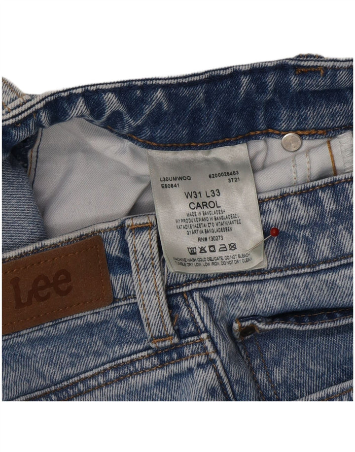 LEE Mens Carol Slim Jeans W31 L33 Blue Cotton