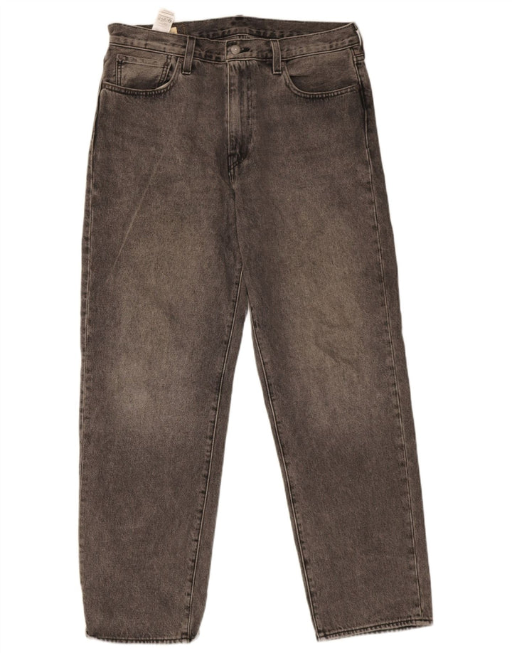 Levi's Herre løse jeans W33 L32 Grå bomuld