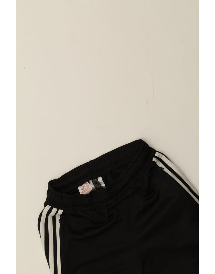 ADIDAS Boys Tracksuit Trousers 11-12 Years  Black Polyester Vintage Adidas and Second-Hand Adidas from Messina Hembry 