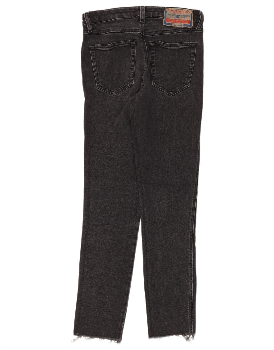 Diesel Dame Slim Jeans W24 L26 Sort Polyacryl