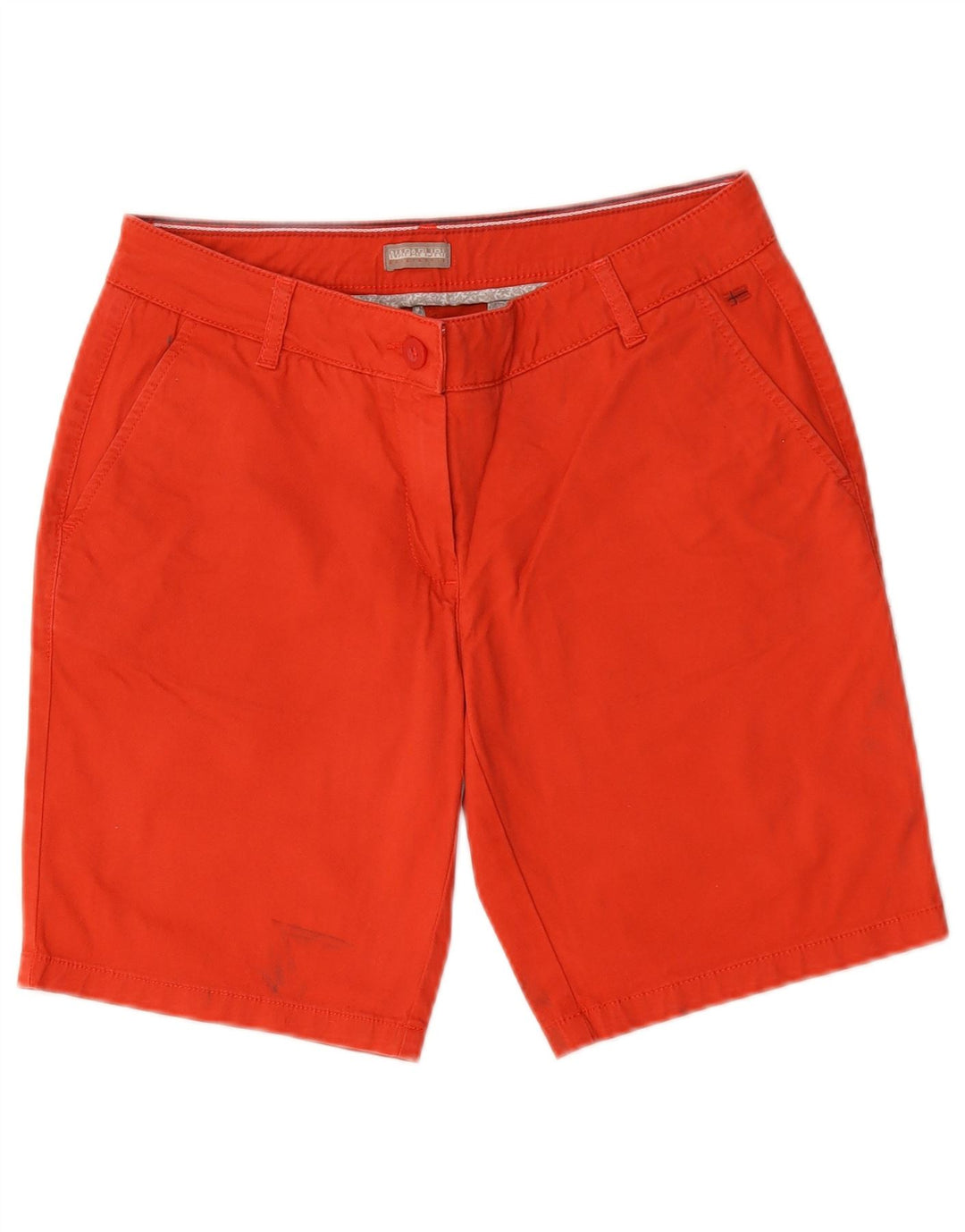 Napapijri Geographic Chino Shorts til kvinder W30 Medium Rød Polyester