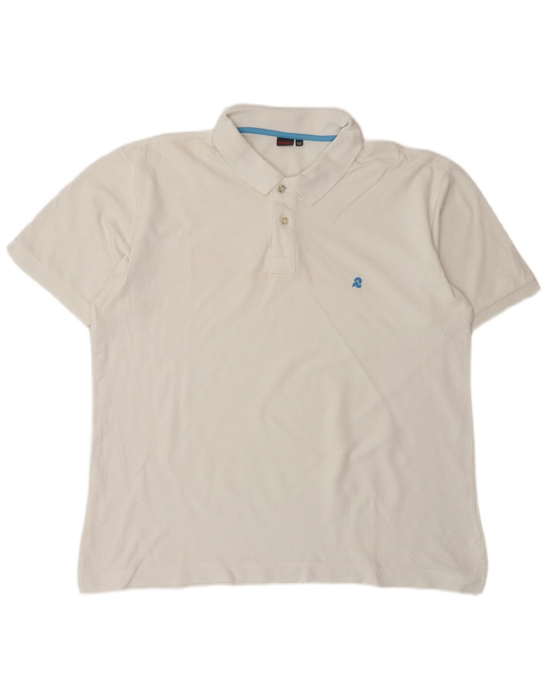 INVICTA Mens Polo Shirt IT 52 Large White Cotton
