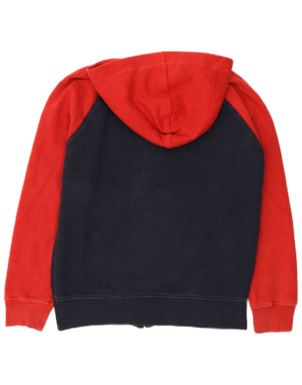 Gap Girls grafisk hættetrøje med lynlås 13-14 år 2XL marineblå farveblok