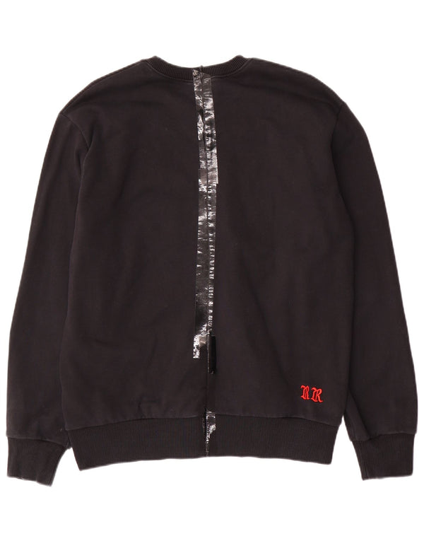 Diesel Boys Grafisk Sweatshirt Jumper 15-16 år Sort Bomuld