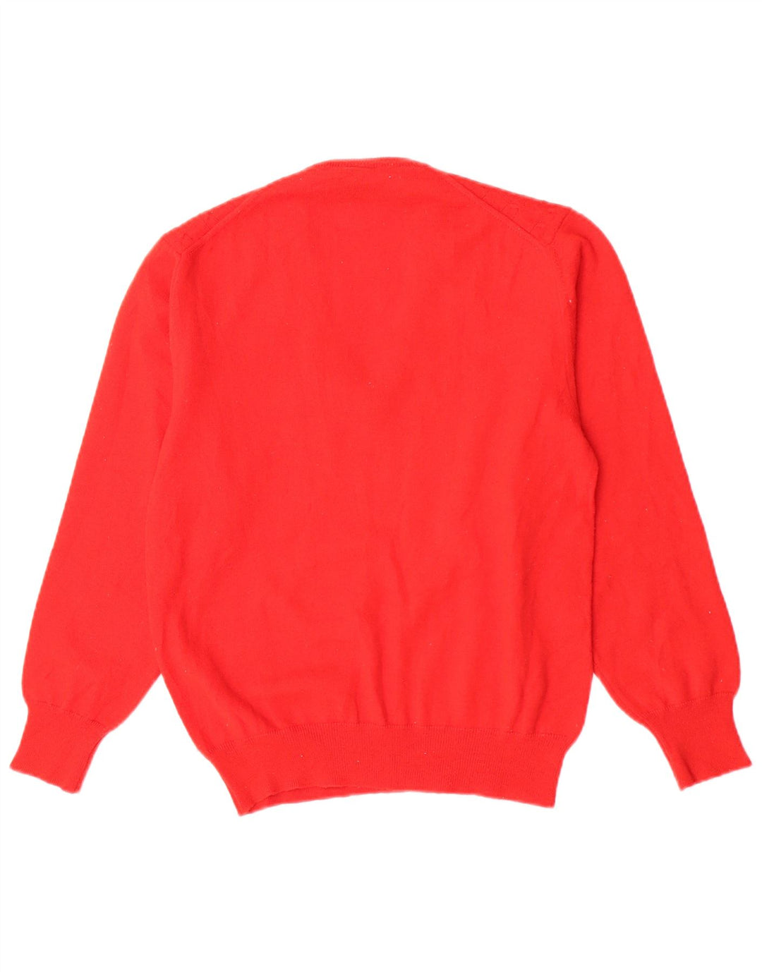 Mapier Dame V-hals sweater UK 14 Medium Rød Uld