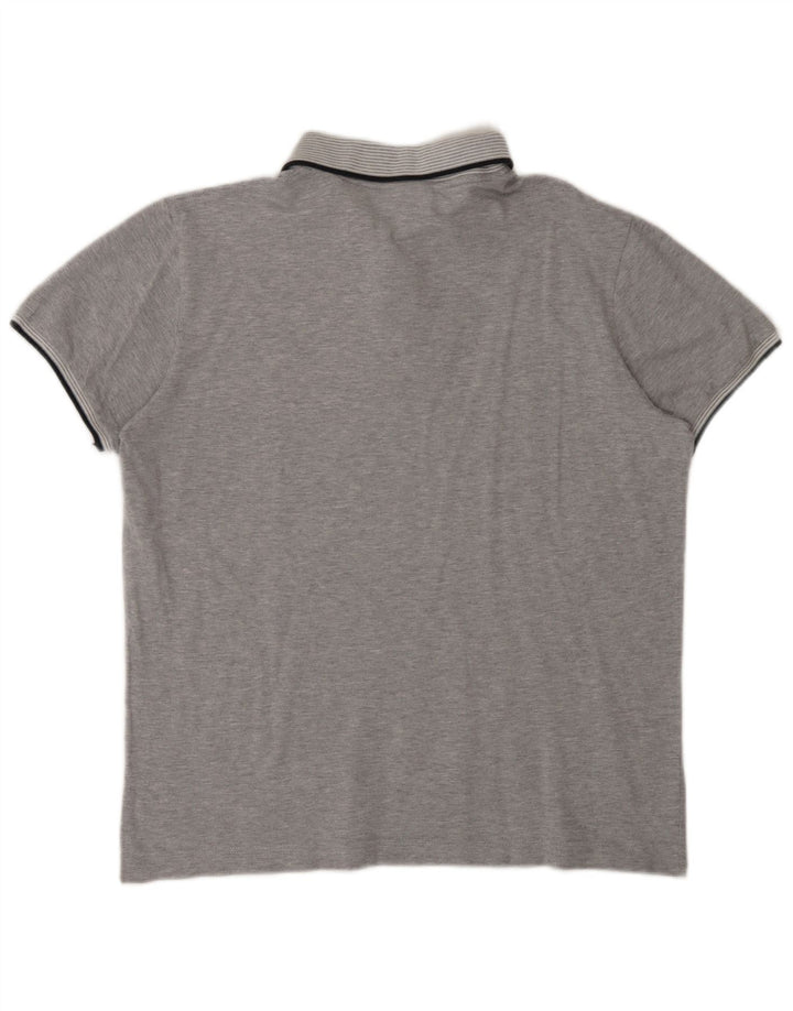 AUSTRALIAN L'ALPINA Poloshirt til mænd IT 48 Medium Grå Bomuld