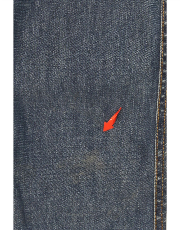 WRANGLER Straight jeans til mænd W34 L34 blå bomuld