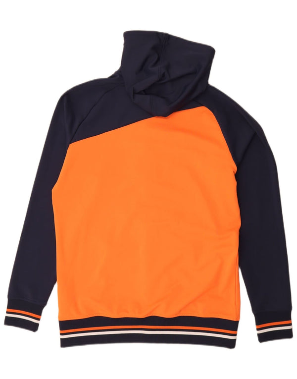 Fila Hættetrøje med lynlås til mænd Medium Orange Colourblock Polyester