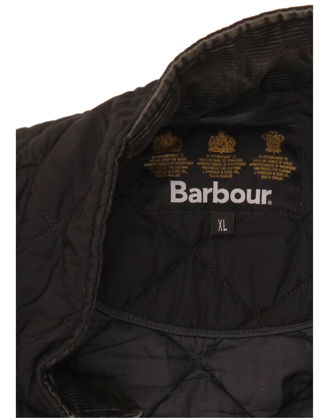 Barbour Herre quiltet jakke UK 42 XL Sort