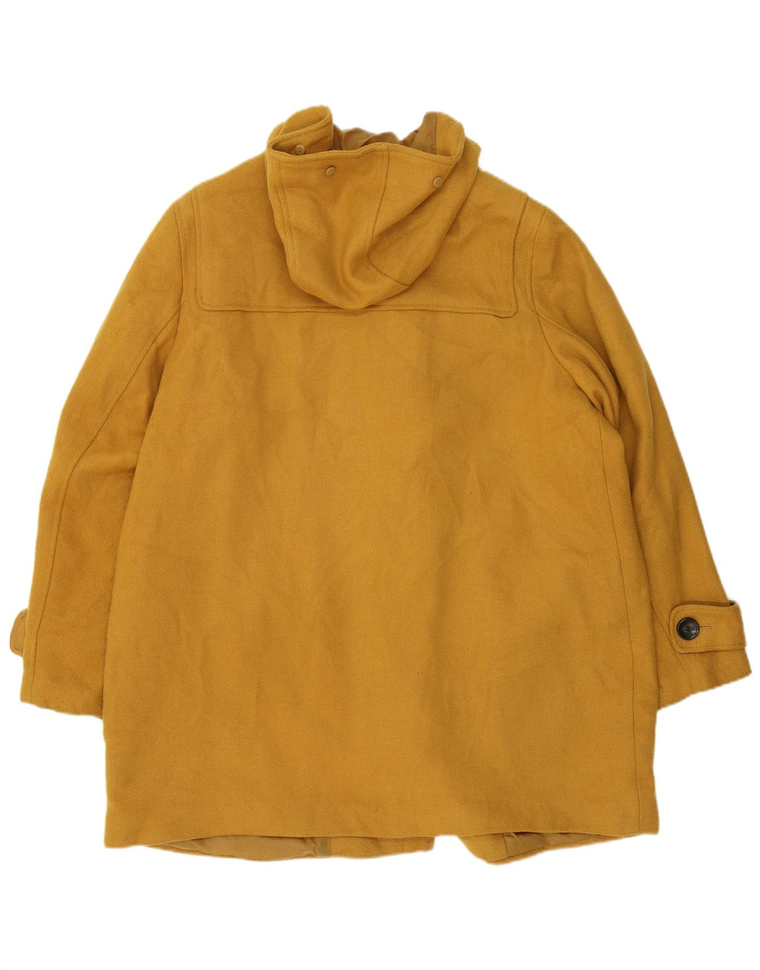 Marks & Spencer Dame Hooded Duffel Coat UK 20 2XL Gul Polyester