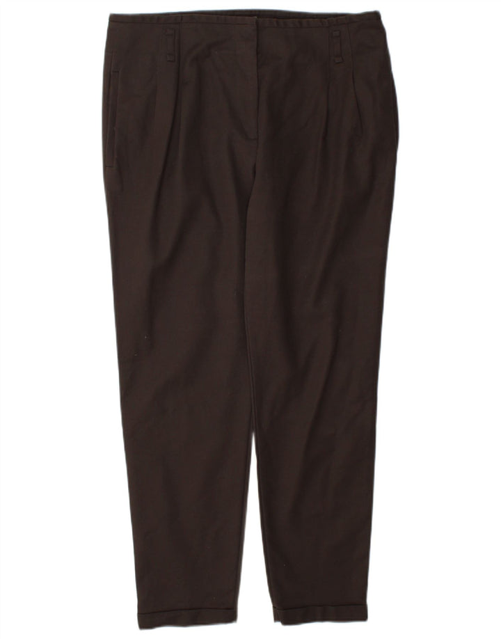 Zara Dame Pegged Chino Bukser Large W34 L27 Brun