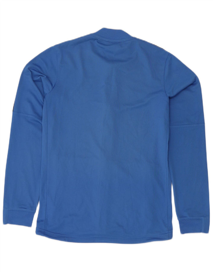 NIKE Mens Dri Fit Tracksuit Top Jacket Small Blue Colourblock Polyester