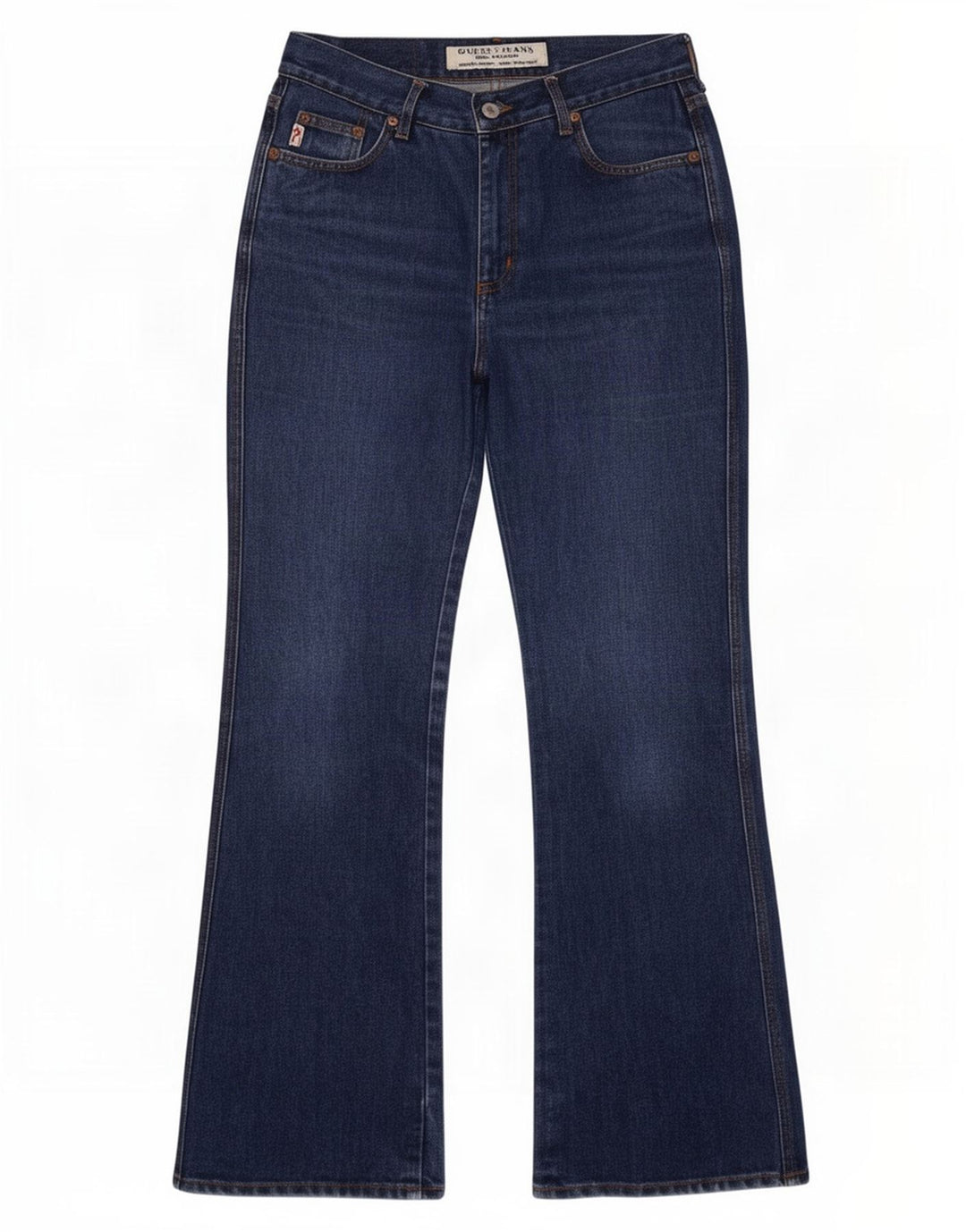 Guess Dame Bootcut Jeans W30 L31 Marineblå Bomuld