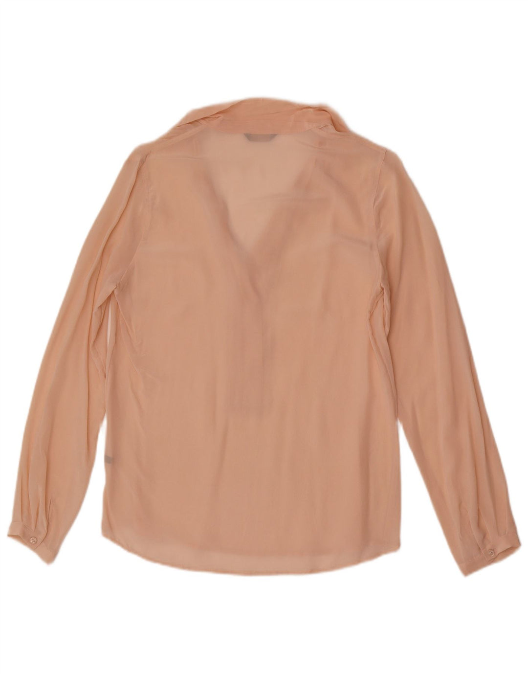 Massimo Dutti Dame Loose Fit Se Through Pullover Shirt EU 36 XS Pink