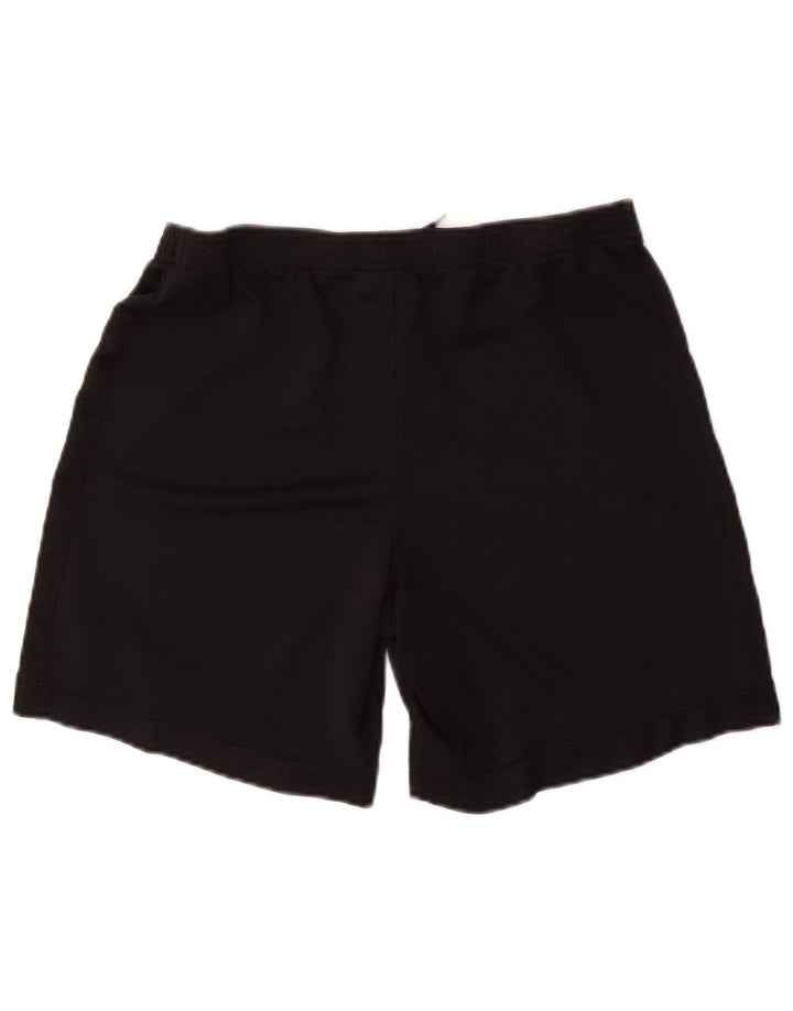 Nike Herre Dri Fit sportsshorts, store sorte polyester