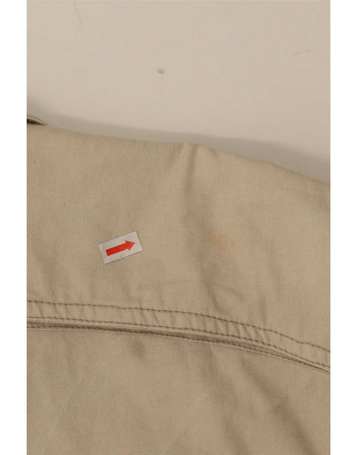 Jean Pascale Herre Loose Fit Utility Jacket UK 38 Medium Beige Classic