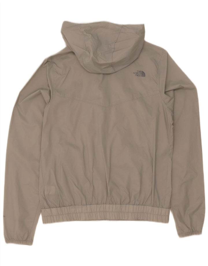The North Face Dame Hætte Oversized Regnjakke UK 10 Lille Grå Nylon