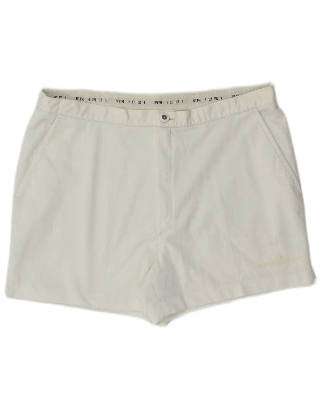 Cerruti 1881 Chino Shorts til mænd W34 Large White