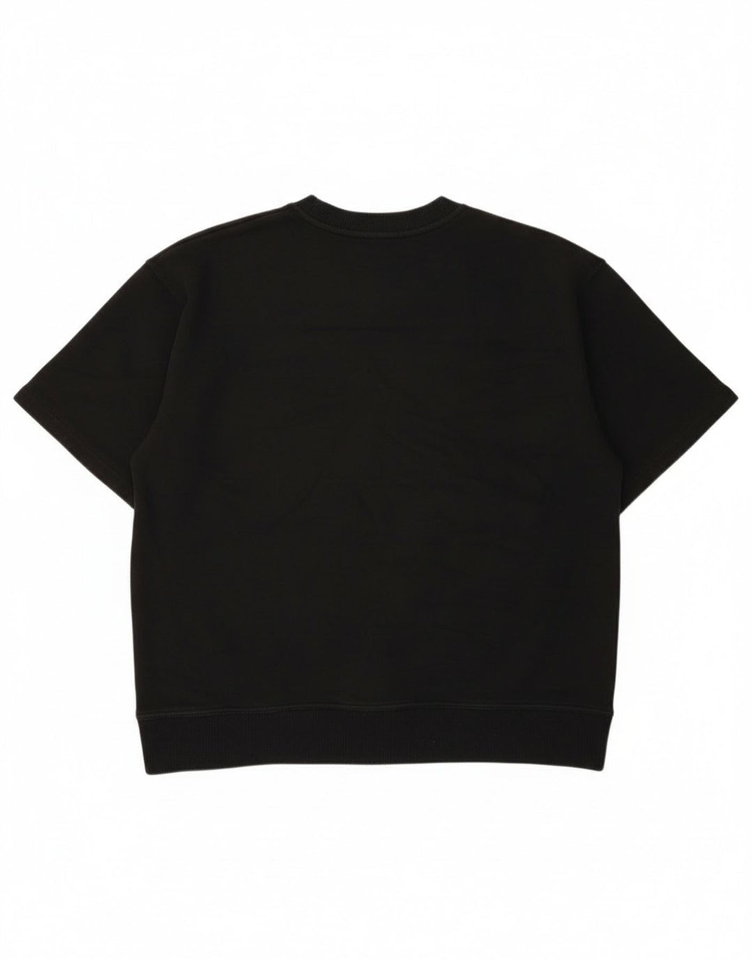 Zara Herre T-Shirt Top Lille Sort Bomuld