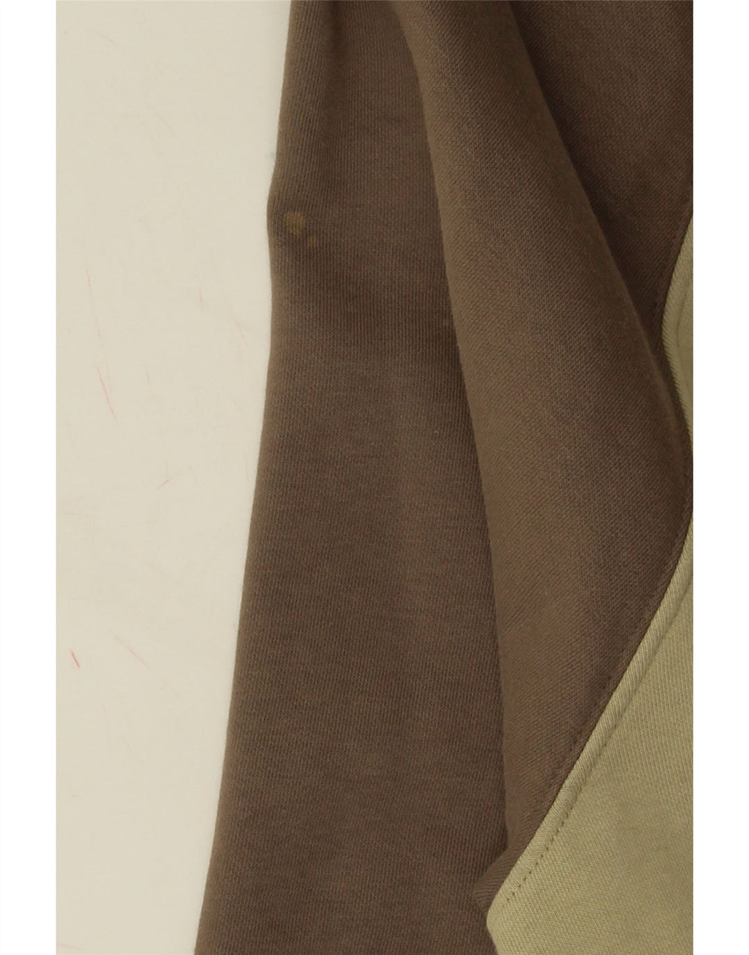 VANS Sweatshirt til mænd Medium Khaki Colourblock Bomuld