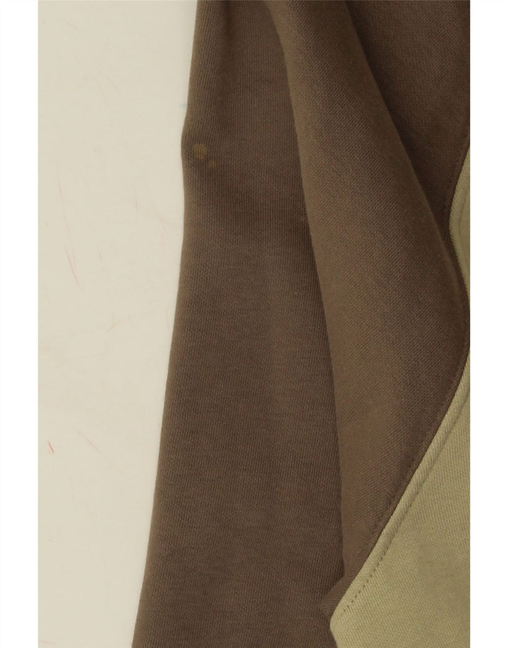 VANS Sweatshirt til mænd Medium Khaki Colourblock Bomuld