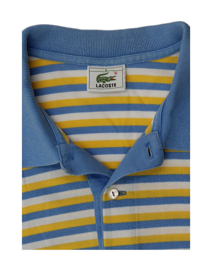 Lacoste herre poloskjorte str. 6 XL Flerfarvet stribet bomuld
