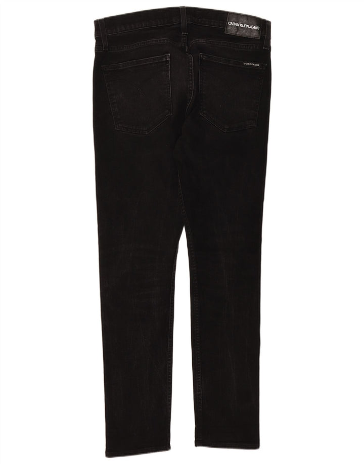 CALVIN KLEIN Herre Moulante Skinny Jeans W31 L30 Grå Bomuld
