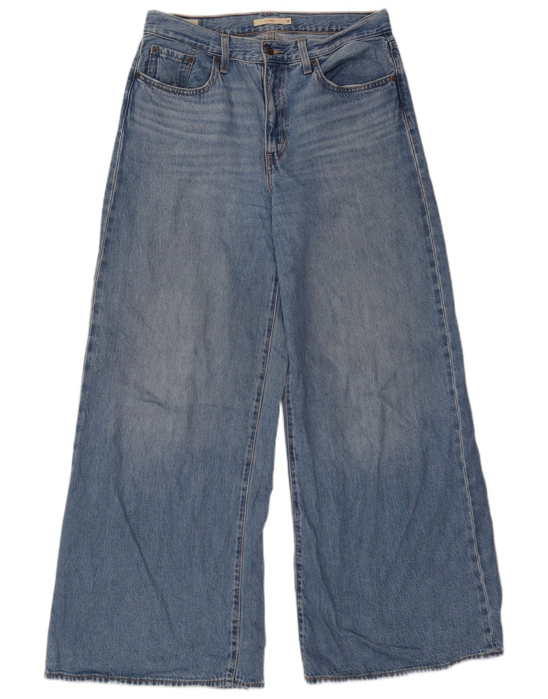 Levi's damejeans med brede ben W28 L32 blå bomuld