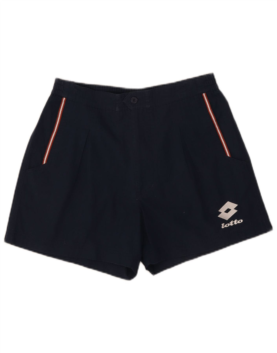 Lotto Herre Chino Shorts UK 38/40 Medium W30 Navy Blue Polyester