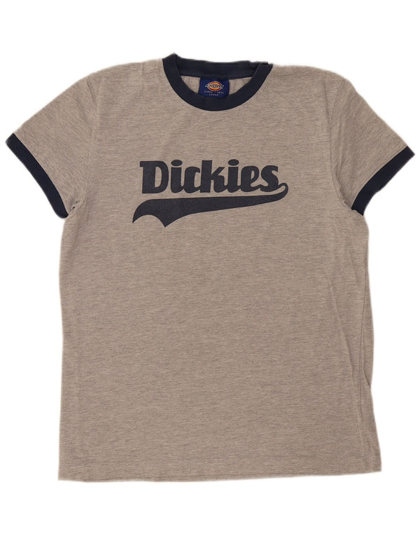 DICKIES Grafisk T-shirt top til kvinder DK 16 Stor grå bomuld
