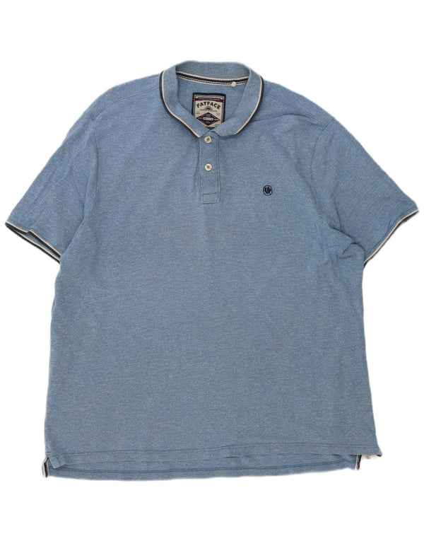 Fat Face Herre Polo Shirt 3XL Blå Stribet Bomuld