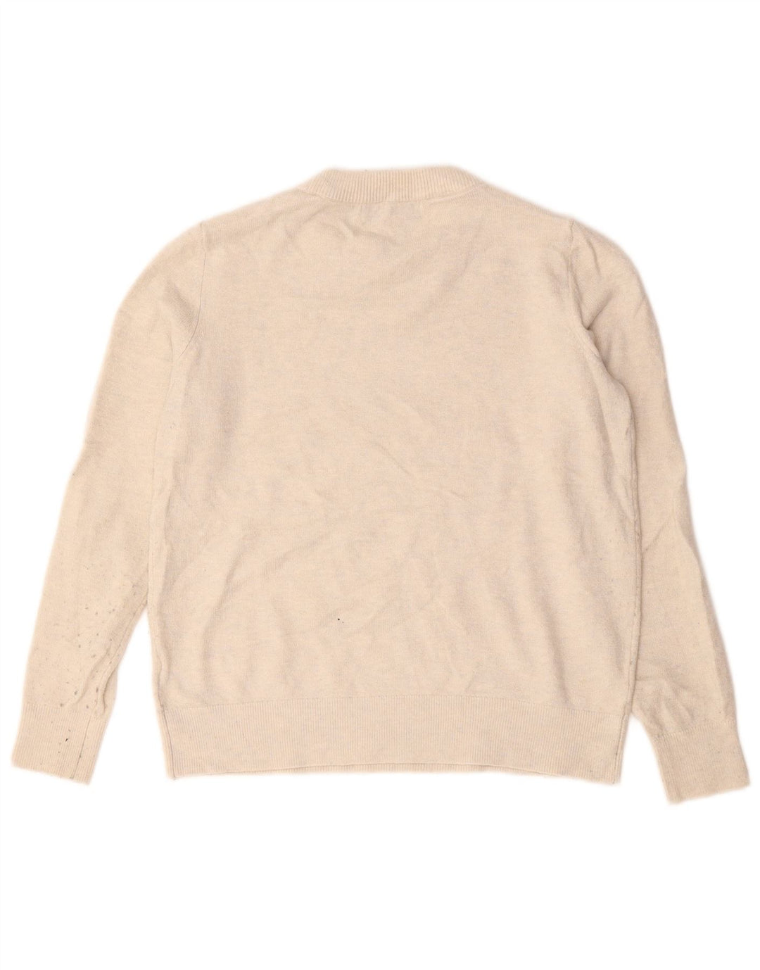 Marks & Spencer Dame sweater med rund hals DK 10 Lille beige polyester