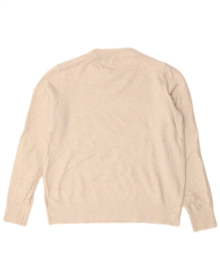 Marks & Spencer Dame sweater med rund hals DK 10 Lille beige polyester
