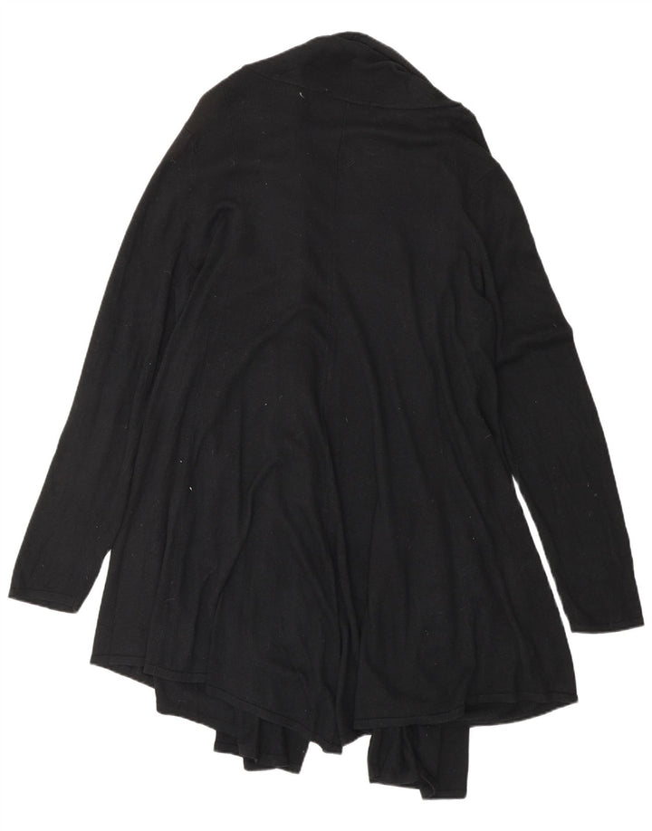 MARKS & SPENCER Dame Longline Open Cardigan Sweater UK 20 2XL Sort