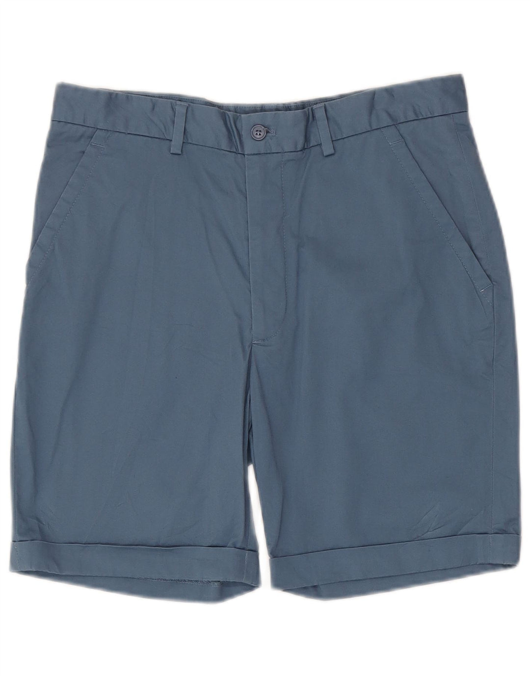 Zara Herre Chino Shorts EU 40 Medium W31 Blå Bomuld