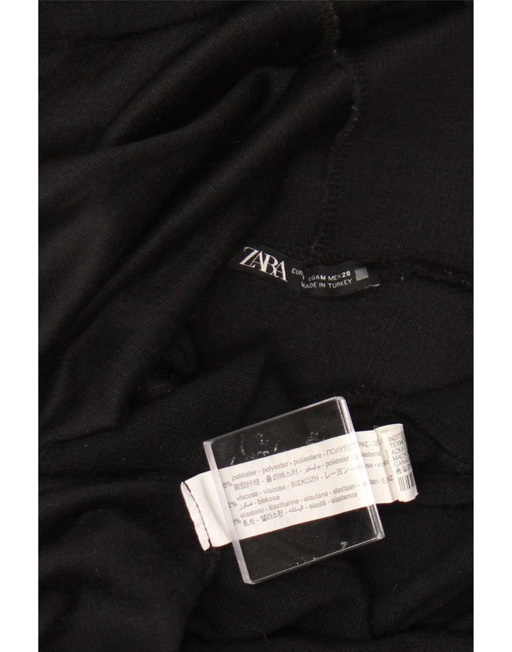 Zara Dame Oversized Hoodie Jumper UK 14 Medium Sort Polyester