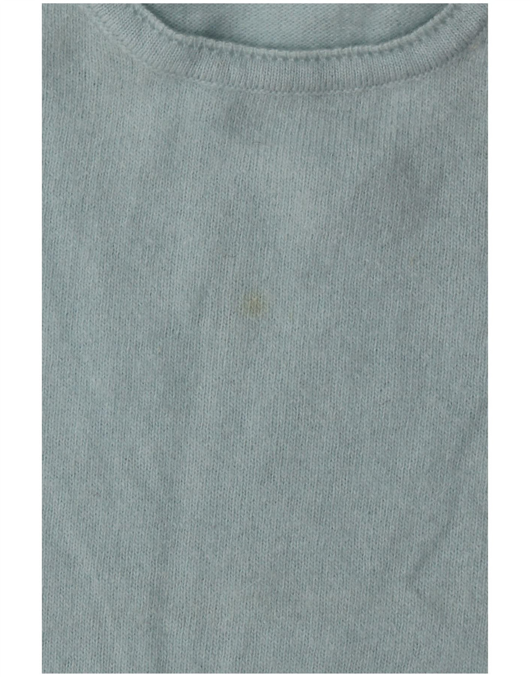 BENETTON Dame sweater med rund hals DK 14 Medium turkis