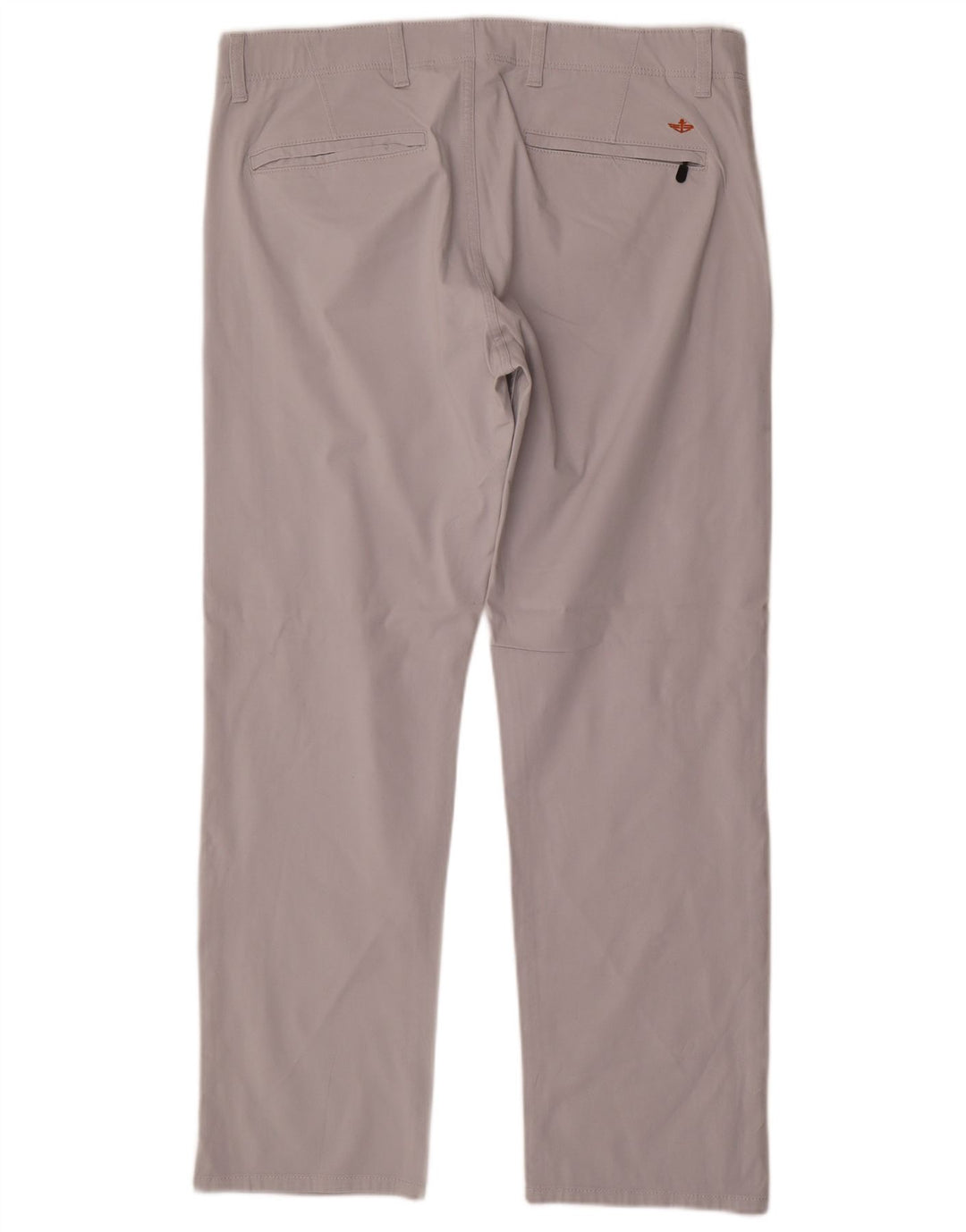 Dockers Straight Chino-bukser til mænd W36 L31 Grå bomuld