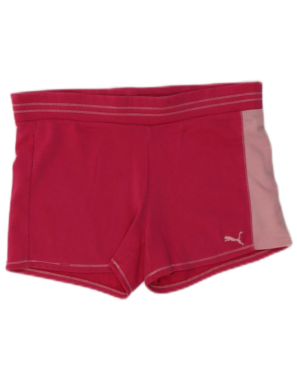 Puma Sportsshorts til piger 11-12 år Pink Colourblock
