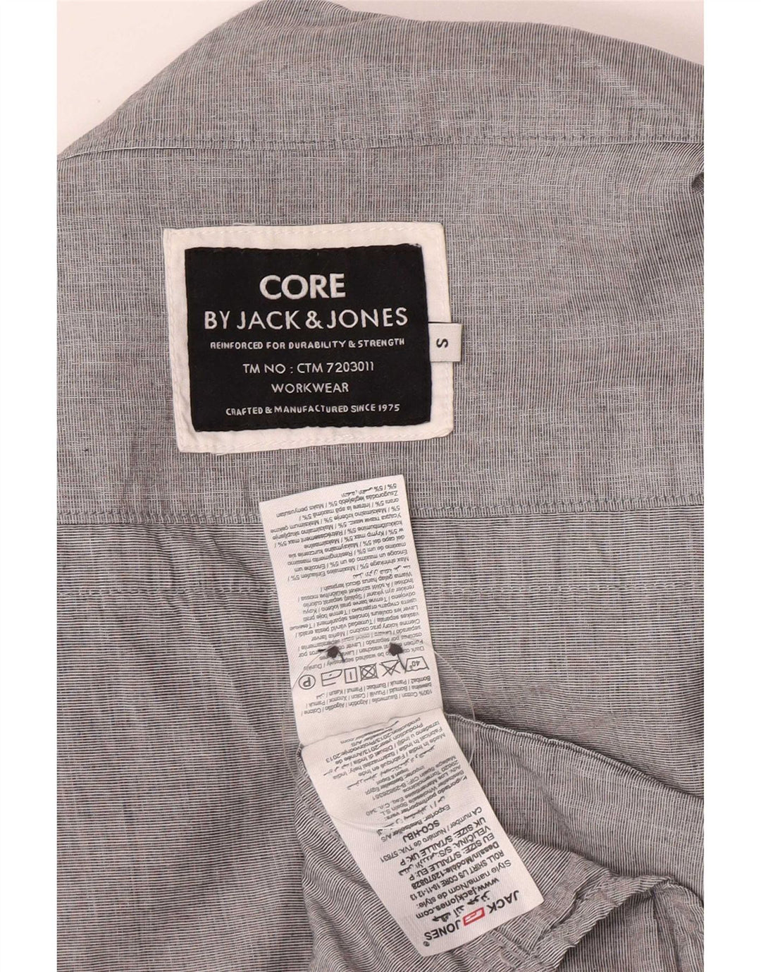 Jack & Jones Herre rullehalsskjorte lille grå bomuld