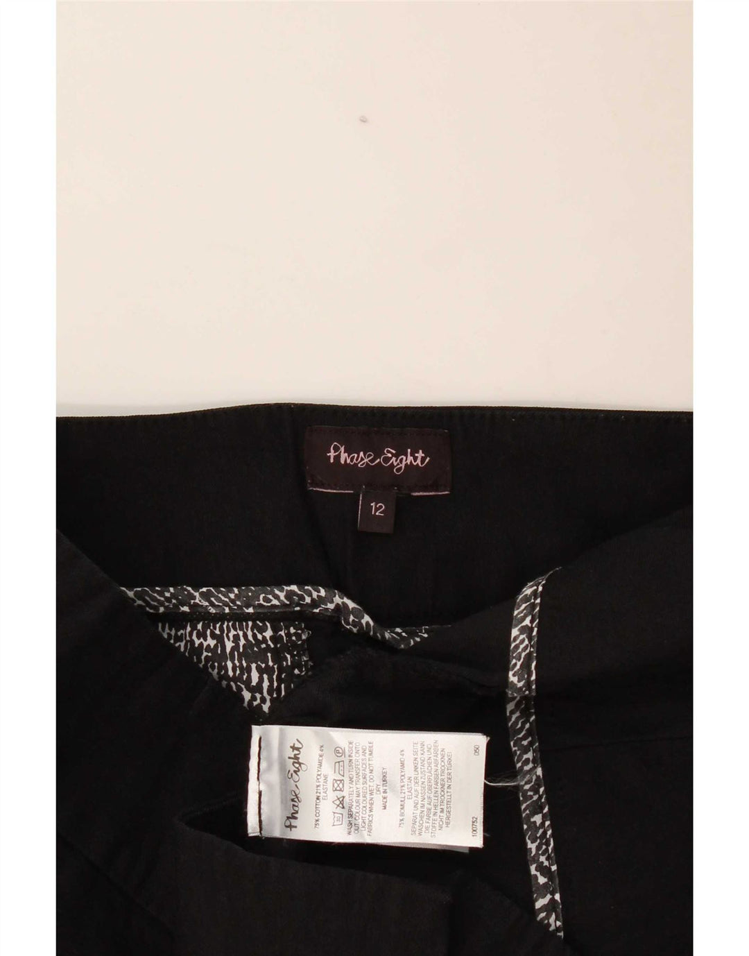 Phase Eight Dame Capri Bukser UK 12 Medium W32 L23 Marineblå Bomuld