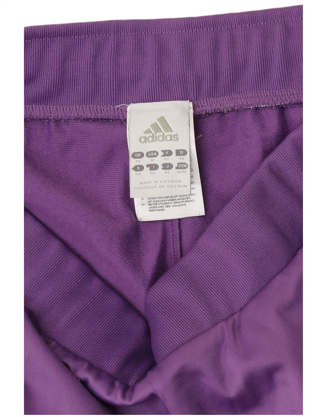 Adidas Træningsdragtsbukser til kvinder UK 14 Medium Lilla Polyester