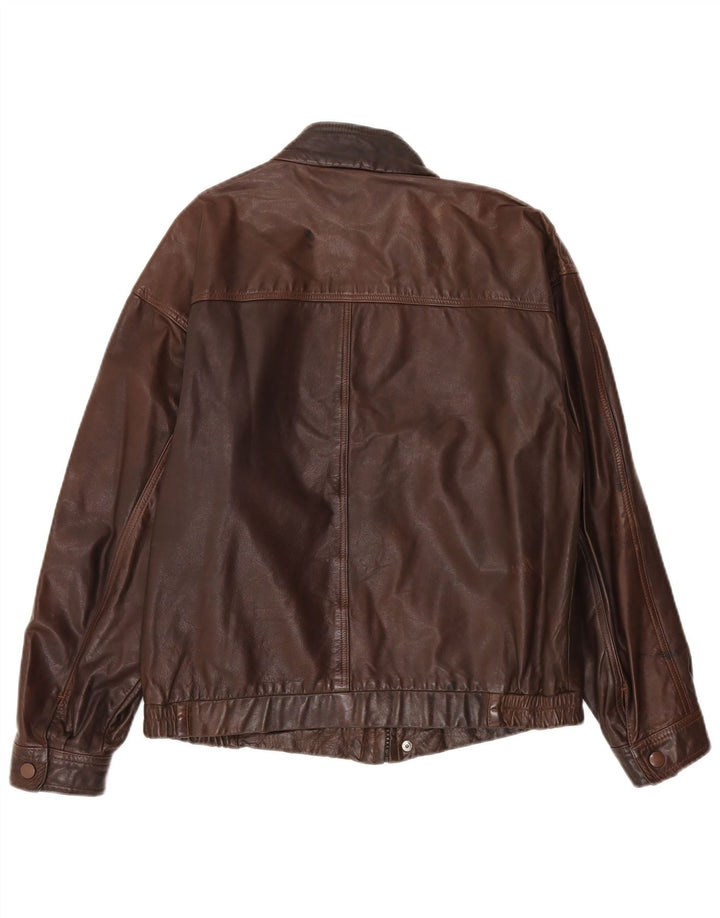 Vintage herre læderjakke UK 36 Small Brown